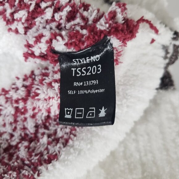 NWOT POL Aztec Luxe Chenille Tribal Aztec Boho Oversize Chunky White Sweater SM - Picture 7 of 10